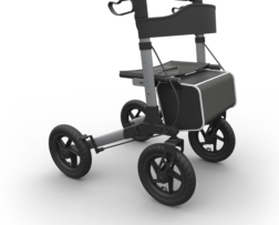 RG4412 – Comfort Ride Side Fold Walker with Air Filled Tyres Astec Equipment Services