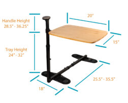 Astec swing away table dimensions